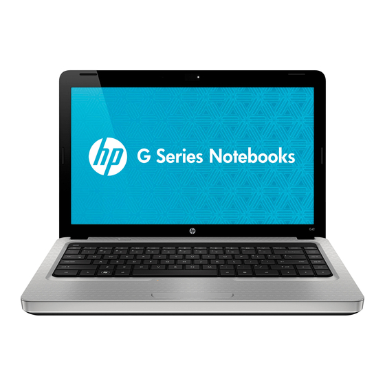 HP G42-362LA User Manual