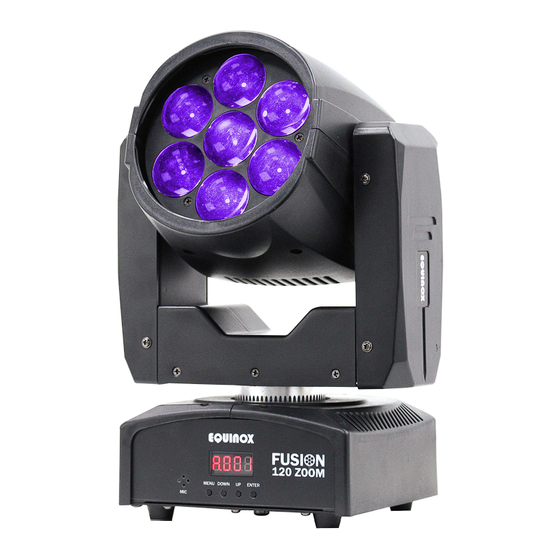 Equinox Systems Fusion 120 Zoom User Manual