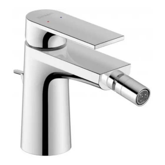 DURAVIT Tulum TU1010 0010 Instructions For Mounting And Use