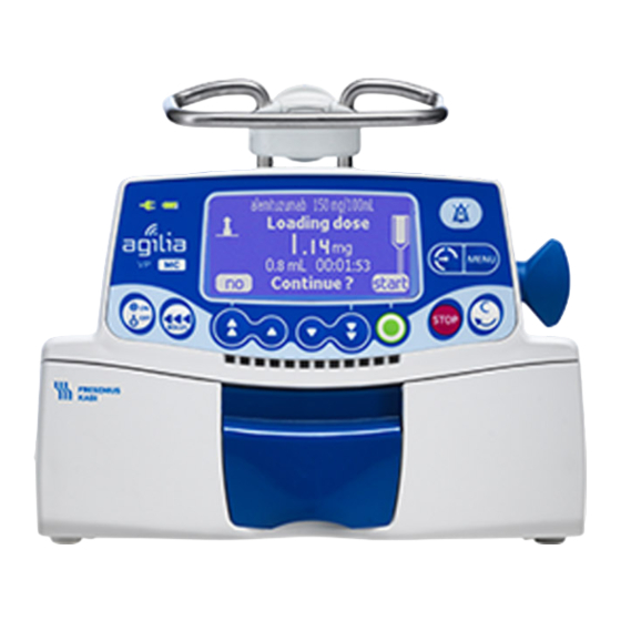 Fresenius Kabi Agilia VP Instructions For Use Manual