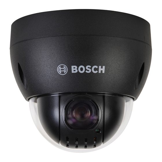 Bosch AUTODOME 4000 Technical Specifications