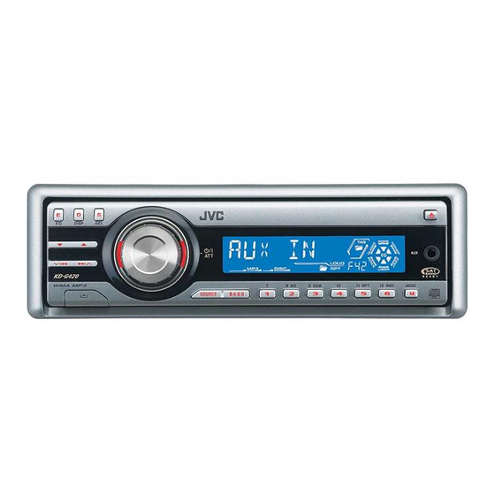 JVC KD-AR470 Service Manual