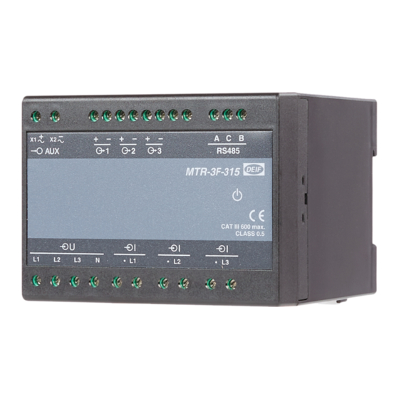 Deif MTR-3 Multi-Transducer Instrument Manuals