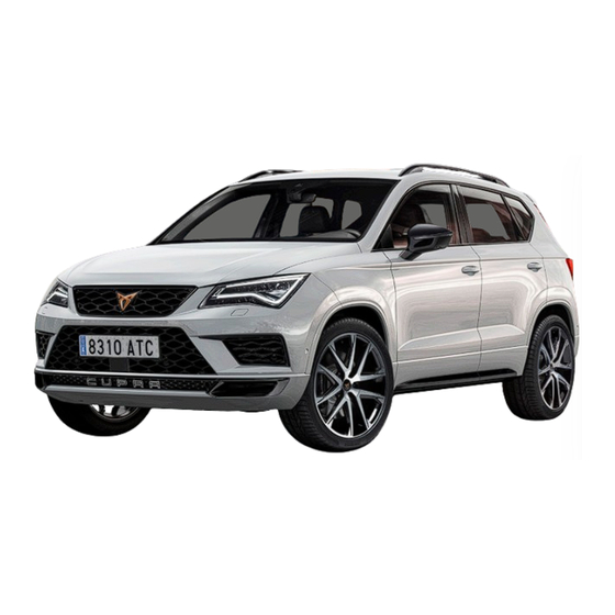 Cupra Ateca 2018 Owner's Manual