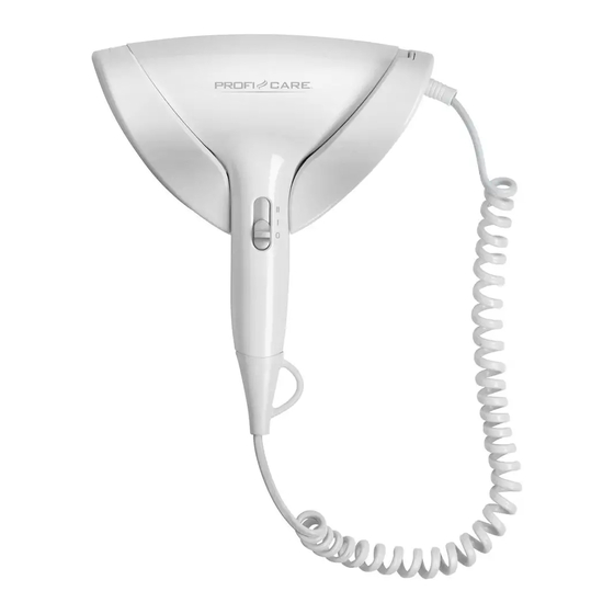 ProfiCare PC-HT 3044 Instruction Manual