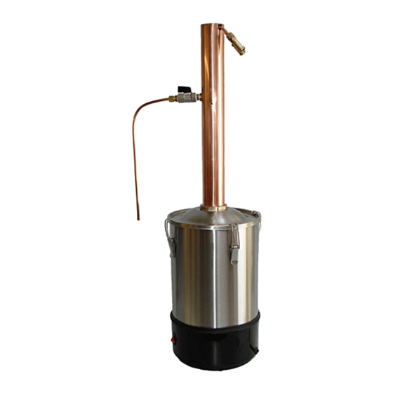 Pure Distilling Reflux Kit Instructions Manual
