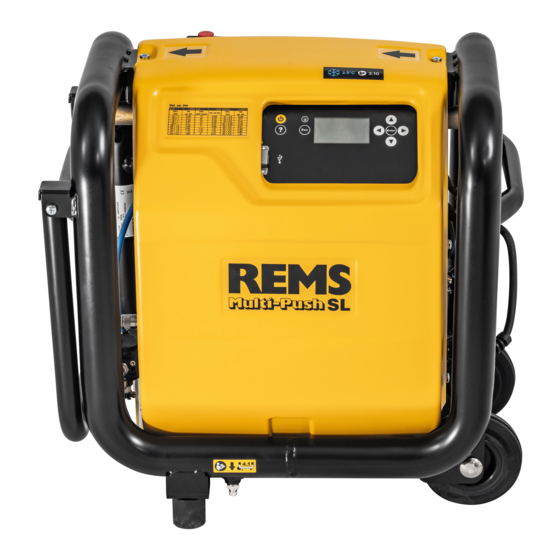 REMS Multi-Push SL Quick Manual