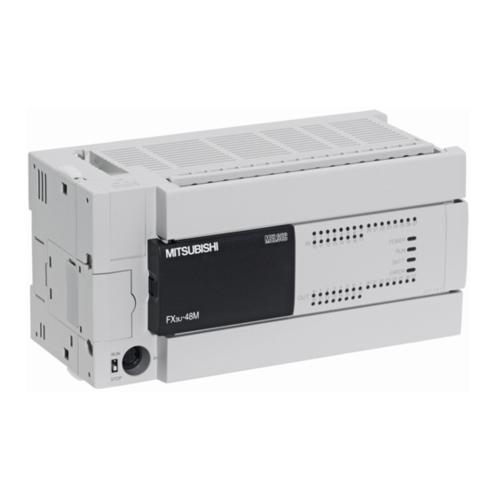 Mitsubishi MELSEC-F FX 3U Series Hardware Manual