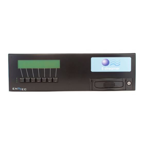 Enttec E-Streamer User Manual