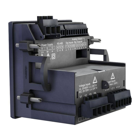 janitza 96-PTS-60 Installation Instructions Manual