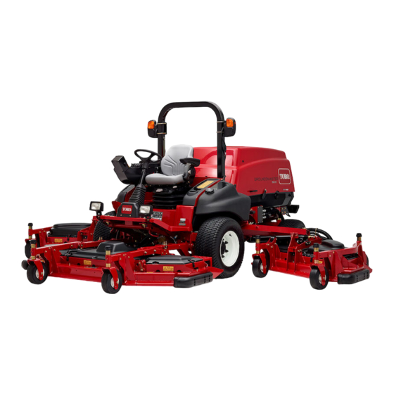 Toro Groundsmaster 5900 Series Installation Instructions Manual