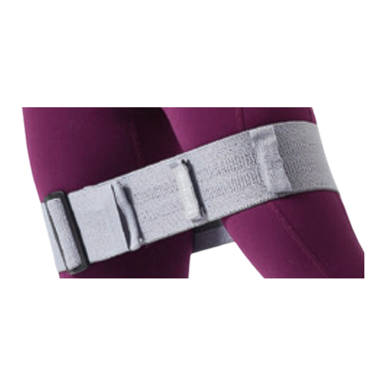 Gaiam Adjustable Hip Bands Quick Start Manual