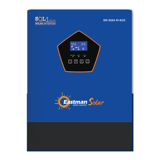 EASTMAN SOL1 ECO User Manual