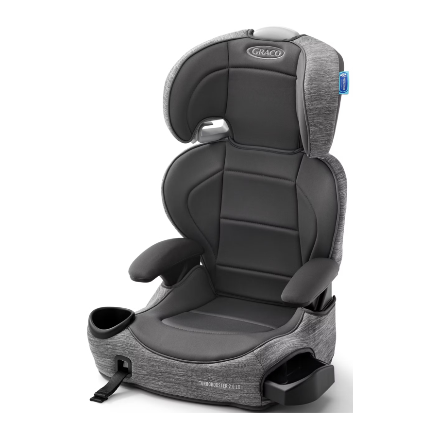 Graco TURBOBOOSTER 2.0 LX - BOOSTER SEAT Manual