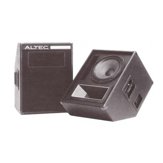 Altec Lansing 937 SPEAKER SYSTEM Manual