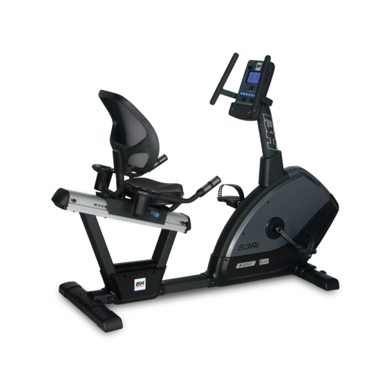 BH FITNESS S3Ri Owner's Manual
