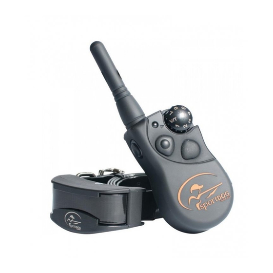 SportDOG SportTrainer SD-1825E User Manual