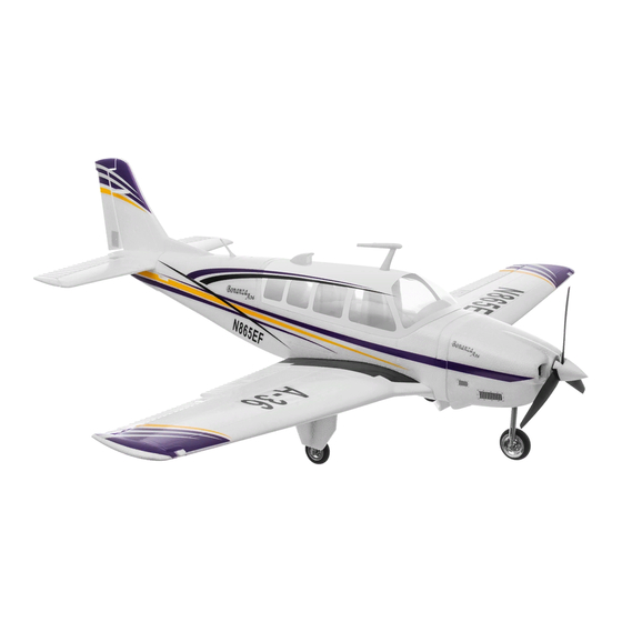 Top RC Model Beechcraft Bonanza V35 Assembly Instructions Manual