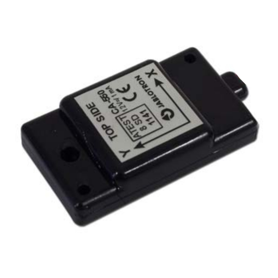 jablotron CA-550 Installation & Operation Manual