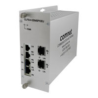 Comnet CLFE4+2SMS Series Installation And Operation Manual