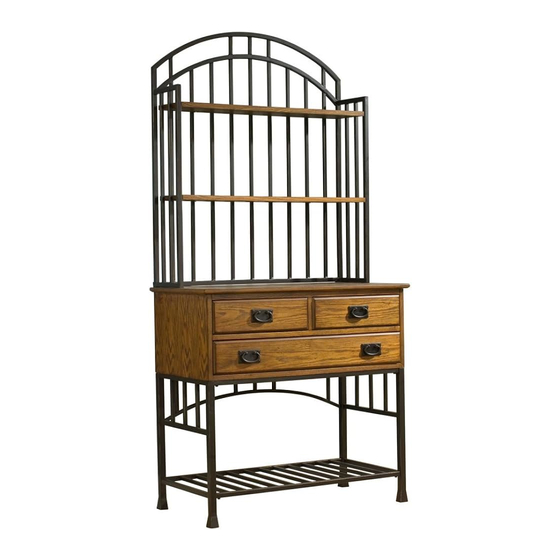 Home Styles Oak Hill Hutch 88 5050 65 Assembly Instructions