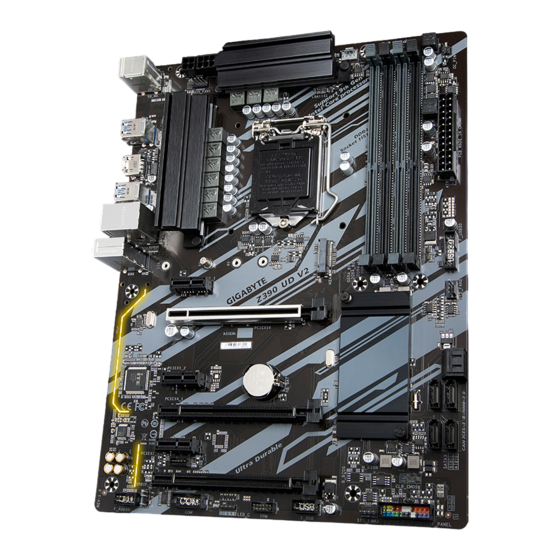 Gigabyte Z390 UD V2 User Manual