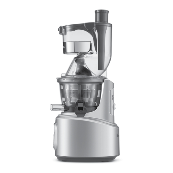 Breville the Big Squeeze BJS700 SIL Instruction Book