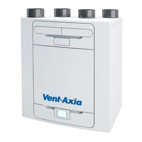 BPC Vent-Axia Sentinel 405215 Advance S Installation & Commissioning