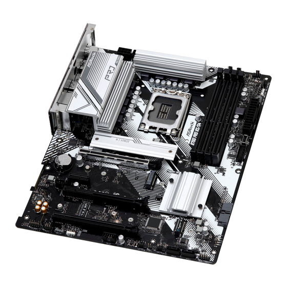 ASROCK B760 Pro RS/D4 User Manual