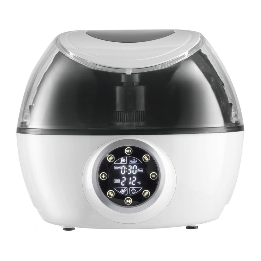 Gourmia GCR1700 - COOK-A-RIFFIC ROBOTIC COOKER with AUTO-STIR SPATULA MANUAL