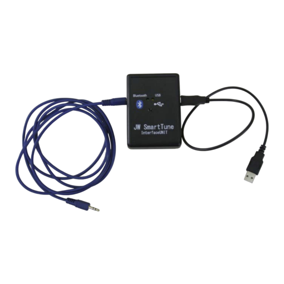 decon JW Smart Tune Operation Manual