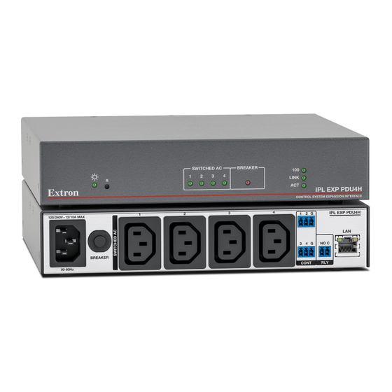 Extron electronics IPL EXP Series User Manual
