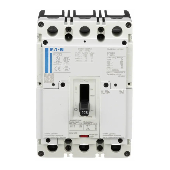 Eaton Power Defense PDG2 Instruction Leaflet