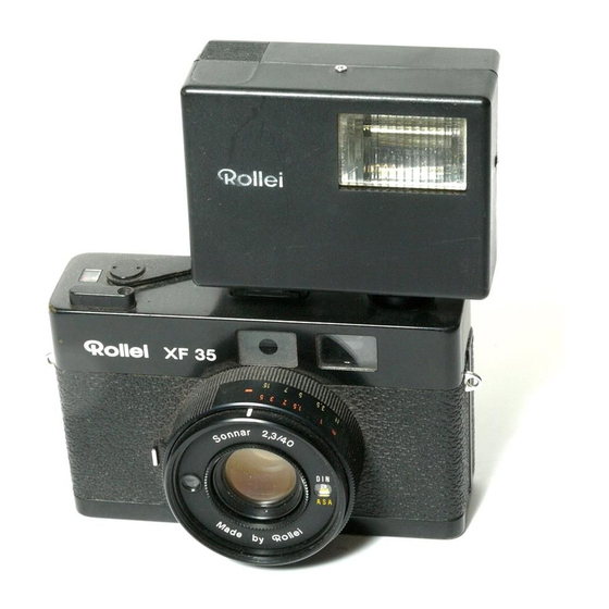 Rollei XF35 Manual