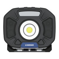 Berner COB LED NG-Floodlight 40W-Accu Instruction Manual