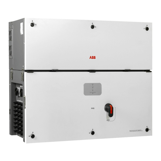 Fimer PVS-175-TL Product Manual