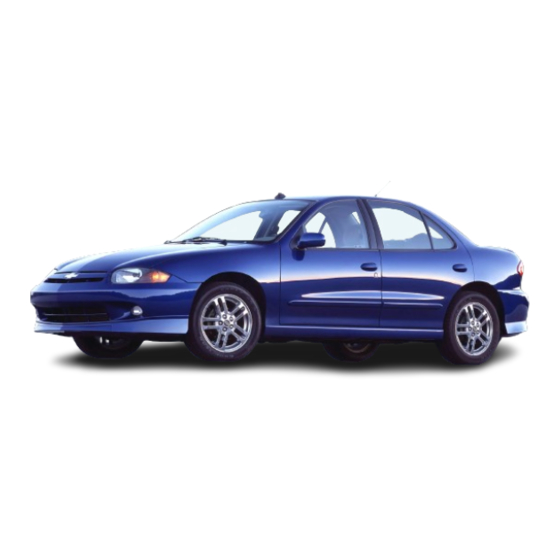 Chevrolet 2005 Cavalier Owner's Manual