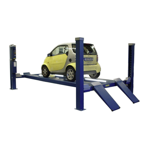 User Manuals: Nussbaum 4.45 H Automotive Lift