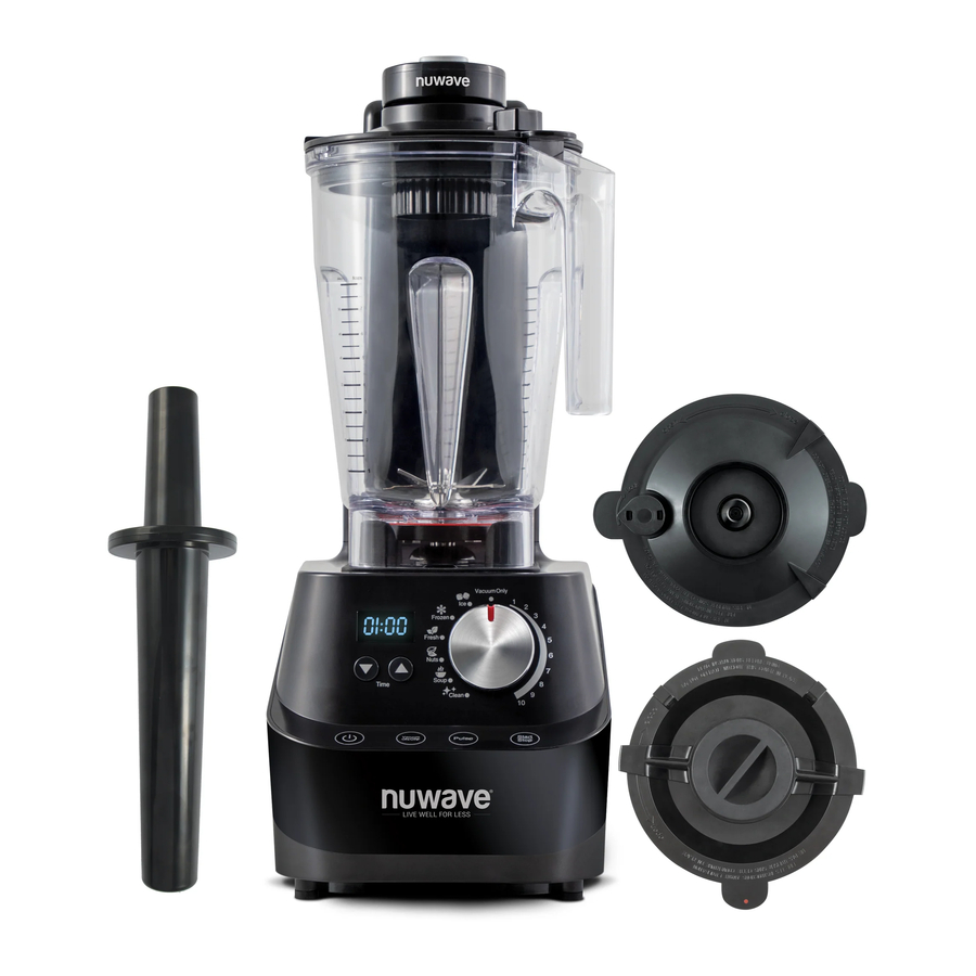 NuWave Moxie - Vacuum Digital Blender Manual