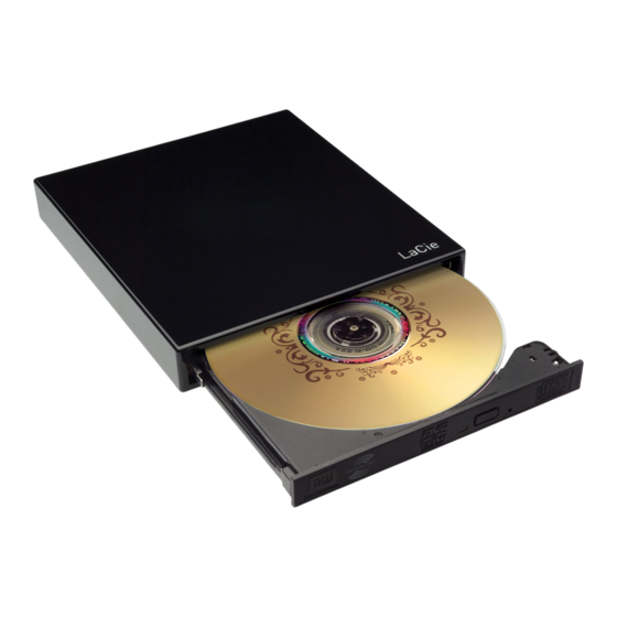 LaCie 301485 - Portable DVD&#177;RW Design Quick Install Manual