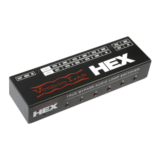 Voodoo Lab HEX User Manual