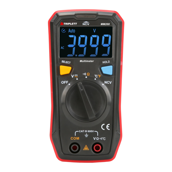 Triplett MM200 User Manual