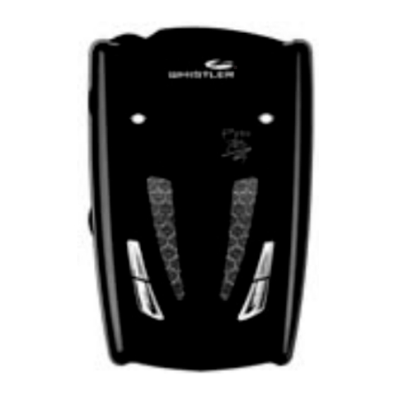 Whistler PRO-78 Owner's Manual