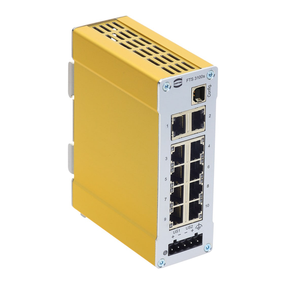HARTING Ha-VIS FTS 3100s-A Installation Notes For Electrical Personnel