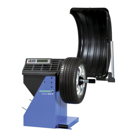Hofmann geodyna 4500-2 Operation Manual