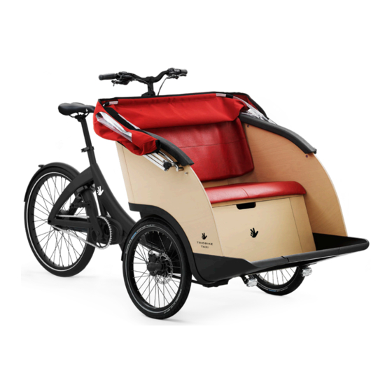 TRIOBIKE TAXI AIR Original Instructions Manual