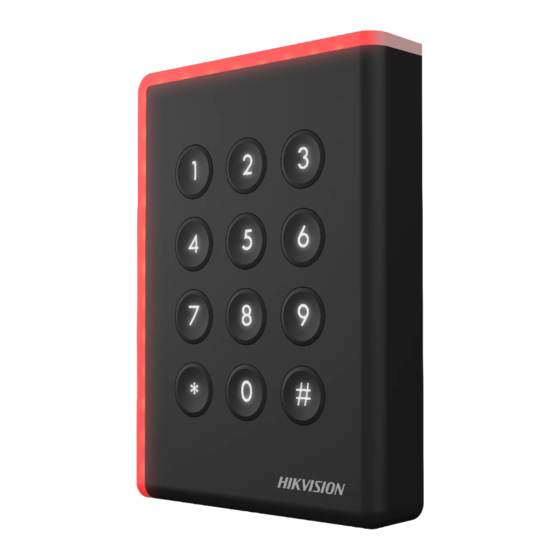 HIKVISION DS-K1108A Series User Manual