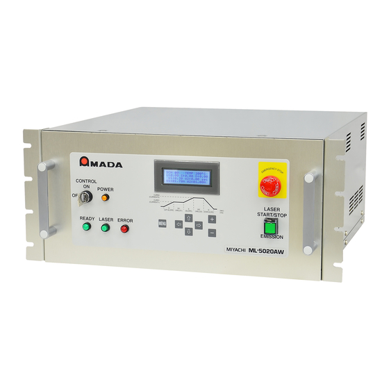 Amada ML-5020BW Manuals