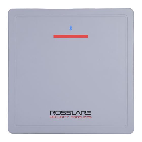 Rosslare UHF SMART AY-U9 BT Series Installation & User Manual