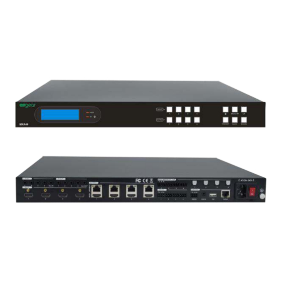 AVGear AVG-MXA44 KIT User Manual